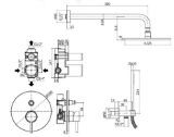 Picture of Душова система Paffoni Light ,хром KITLIG015CR