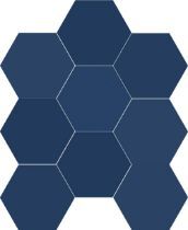 Зображення Плитка Dune CHICAGO EXA ROYAL 21,5X25 синя
