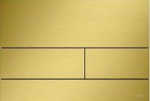 Изображение TECEsquare II Панель подвійного змиву для унітазу, PVD, золото, матовий