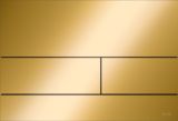 Изображение TECEsquare II Панель подвійного змиву для унітазу, PVD, золото, полірований