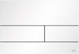 Изображение TECEsquare II Панель подвійного змиву для унітазу, біла матова