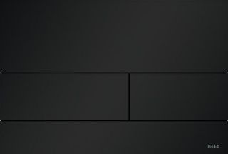 Зображення TECEsquare II Панель подвійного змиву для унітазу, чорна матова