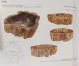 Изображение Умивальник з натурального камення Mosavit Fosil  40x45x15 раковина