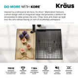 Picture of Kraus.Кухонна мийка Kore KWU111-23 (дошка,сушка,решітка)