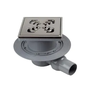 Зображення Pestan.  Confluo Smart Drains Трап 15*15, хром