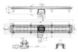 Изображение Душовий трап Waterway Stream 800 / 2-стороння решітка нержавіюча-плитка