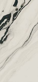 Изображение Плитка IMOLA The Room PAN WH6 278 LP 120×278 керамограніт полірована біла сіра чорна