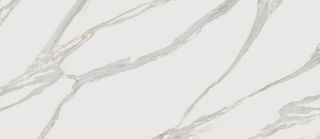 Изображение Плитка Mirage Jewels Calacatta Reale LUC 60*119.7 (JW02) керамограніт глянцева полірована біла сіра