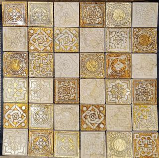 Зображення Мозаїка Peronda 1A мозаїка 30*30 кремова золота