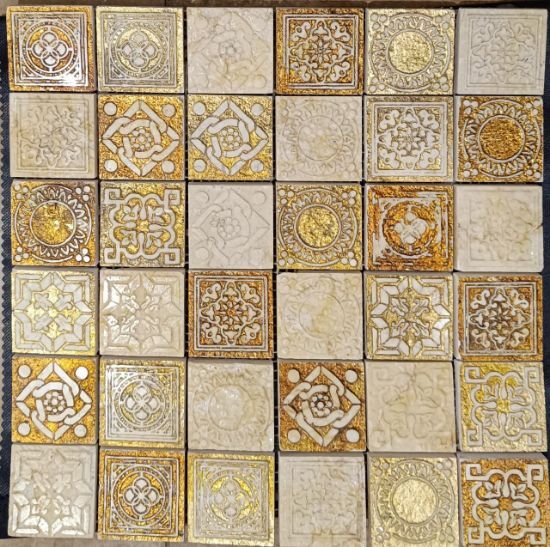 Изображение Мозаїка Peronda 1A мозаїка 30*30 кремова золота