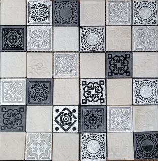 Зображення Мозаїка Peronda 1Б мозаїка 30*30 біла срібна