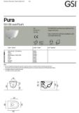 Picture of Унітаз підвісний GSI Pura 881515 Ghiaccio matt + кришка MS86CSN15