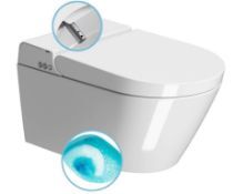 Изображение Підвісний унітаз GSI WCLEAN  Swirlflush з інтегрованим електронним біде, білий Extraglaze 