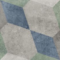 Изображение Плитка Dune Brera 20x20  сіра синя зелена