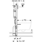Picture of Geberit 111.300.00.6 Duofix Монтажний елемент для підвісного унітаза,Sigma 12 см