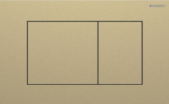 Picture of Geberit 115.629.QF.1  Клавіша змиву Sigma 40 Square, латунь матова
