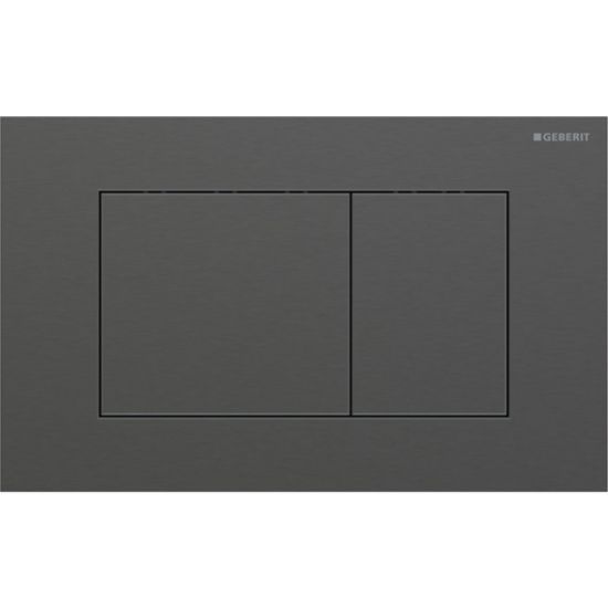 Изображение Geberit 15.629.QD.1 Клавіша змиву Sigma 40 Square,  чорний хром матовий 115.629.QD.1