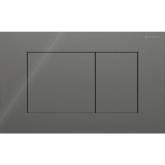 Изображение Geberit 115.629.JK.1 Клавіша змиву Sigma40 Square, скло, лава