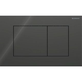 Зображення Geberit 115.629.SJ.1 Клавіша змиву Sigma40 Square, скло, чорна