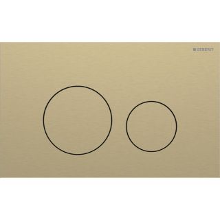 Зображення Geberit 115.628.QF.1 Клавіша змиву Sigma40 Round,латунь матова