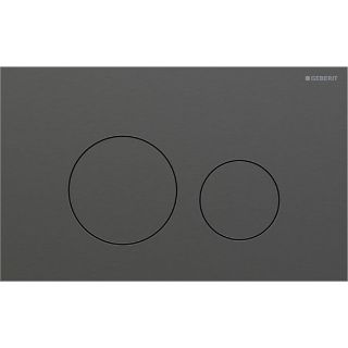 Зображення Geberit 115.628.QD.1 Клавіша змиву Sigma40 Round, чорний хром матова