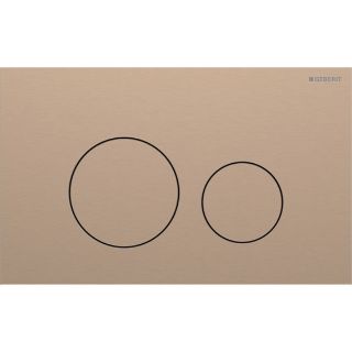 Зображення Geberit 115.628.QB.1 Клавіша змиву Sigma40 Round,червоне золото матове