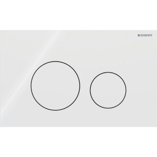 Зображення Geberit 115.628.SI.1 Клавіша змиву Sigma40 Round,біла