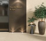 Picture of Плитка Aparici Steel Black Stamping Natural 49.75*99.55 чорна коричнева