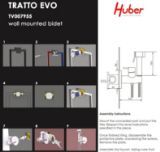 Picture of Tratto EVO Гігієнічний душ зі змішувачем на одну точку, латунна душета, шланг (хром)
