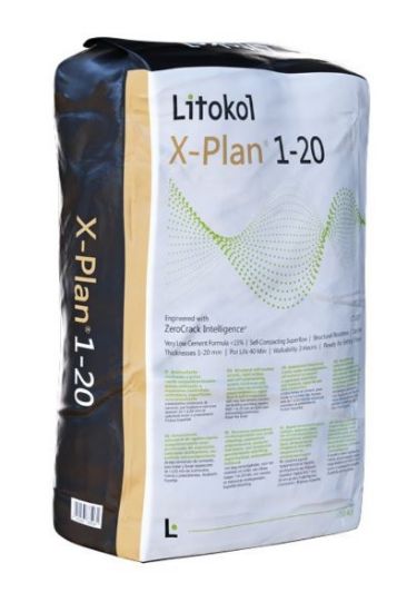 Picture of Litokol Самовирівнювальна Суміш X-Plan 1-20 20 кг XPLN1200020