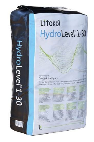 Изображение Litokol Самовирівнювальна Суміш HydroLevel 1-30 20 кг HDRLVL0020