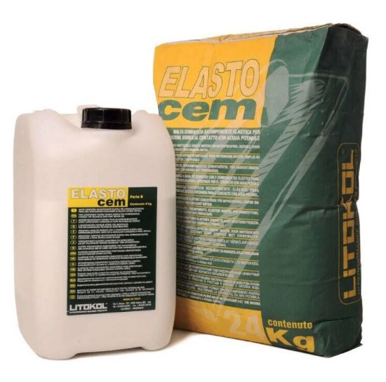 Picture of Litokol Двокомпонентна еластична гідроізоляція ELASTOCEM B 8 кг (ELST0008)