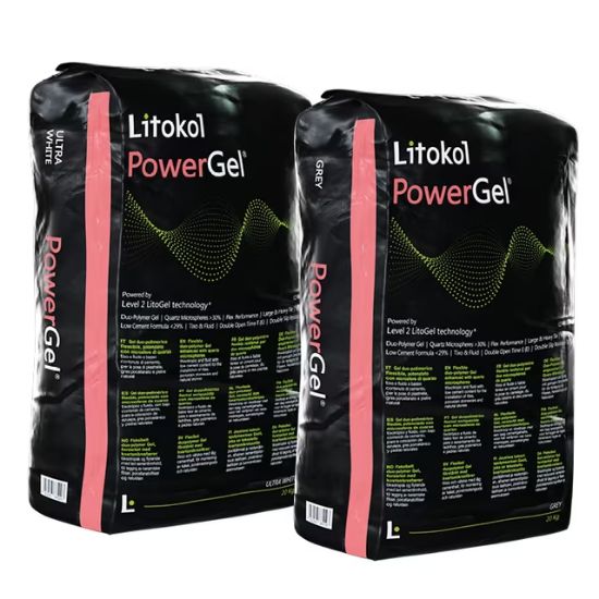 Изображение Litokol Клей для Плитки K55 20 кг Power Gel Сірий PWRGG0020