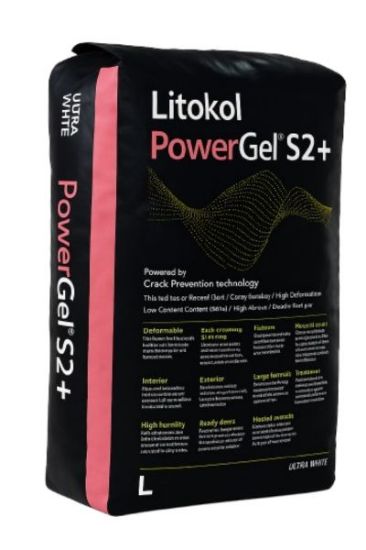 Изображение Litokol Клей PowerGel S2+ Сірий 20 кг C2TES2 PWRGS2G0020