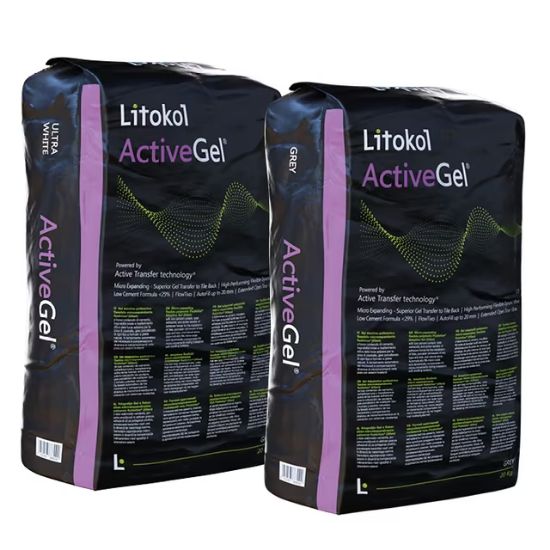 Изображение Litokol Клей для Плитки К80 20 кг Active Gel Білий ACTGB0020