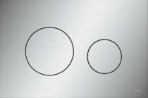 Зображення Пластикова панель змиву унітазу TECEloop для системи подвійного змиву, хром матовий