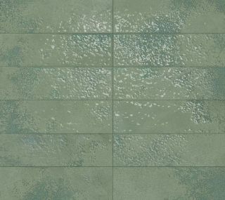 Зображення Плитка Dune Greenland Boreal Gloss 6.4x22.3 зелена