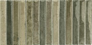 Зображення Плитка Dune Kit-Kat Mosaic Musgo Glossy 11.5x23.1 зелена