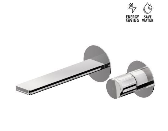 Изображение NewForm Ionika 72828E Настінний змішувач для умивальника на 2 отвори