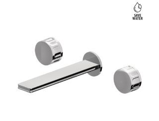 Изображение NewForm Ionika 72820E Настінний змішувач для умивальника на 3 отвори