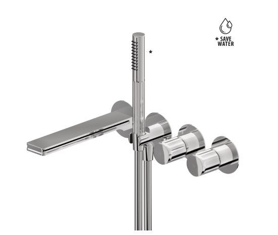 Изображение NewForm Ionika 72872E Настінний змішувач для ванни