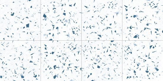 Изображение Плитка Dune Fragmenta Azul 20x20 біла синя